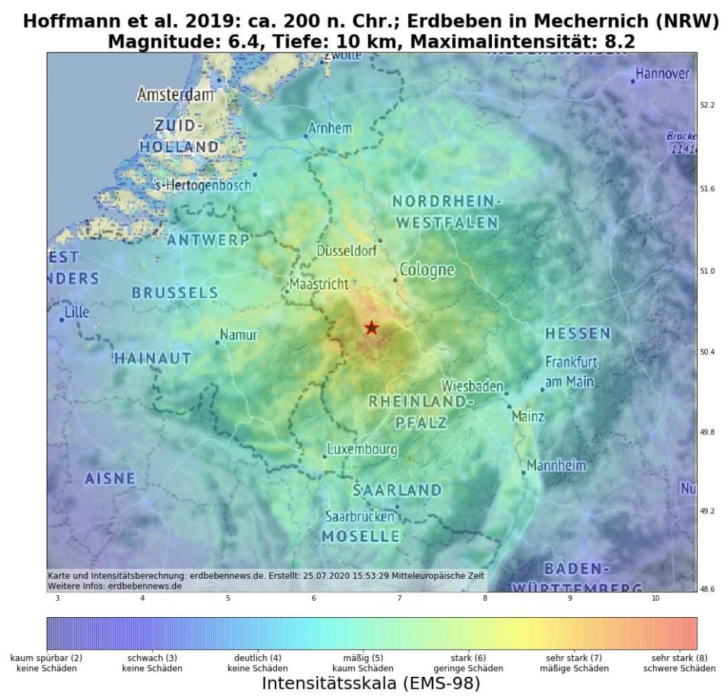 Schweres Erdbeben in Mechernich vor 1800 Jahren