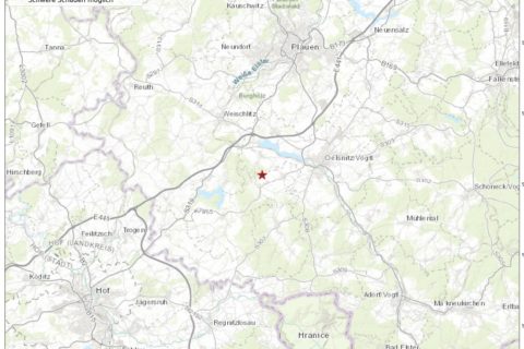 Kleines Erdbeben in Oelsnitz