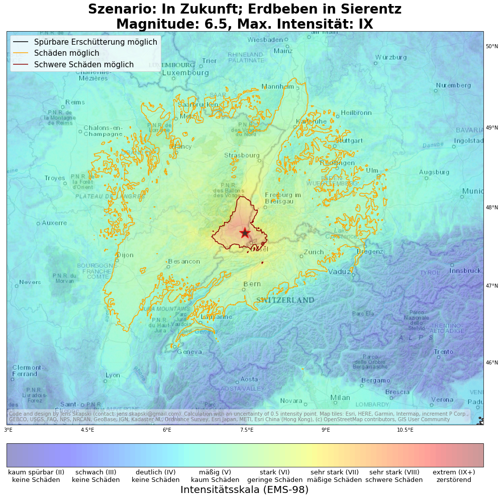 Szenario: Schweres Erdbeben am Oberrhein
